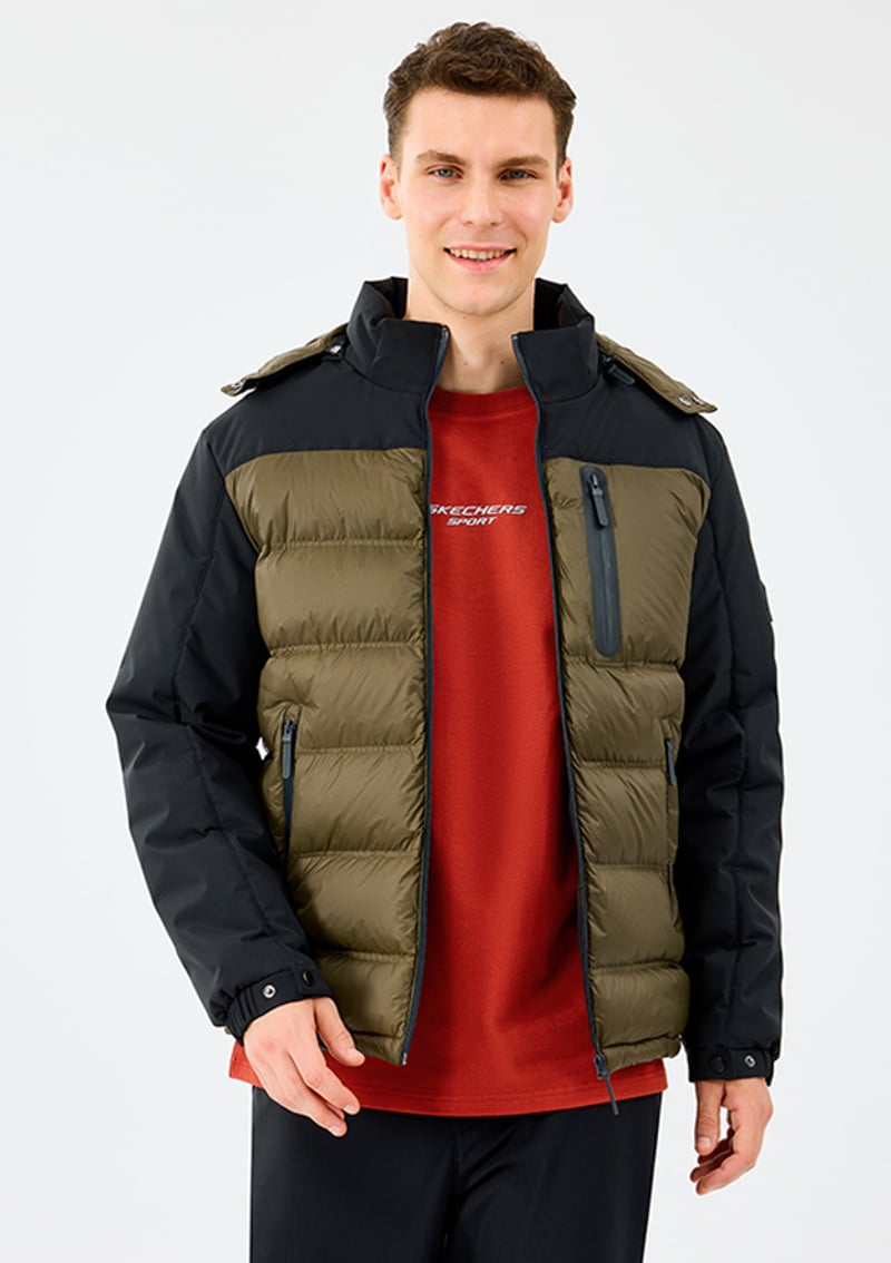S242033-3817 Erkek Siyah Mont