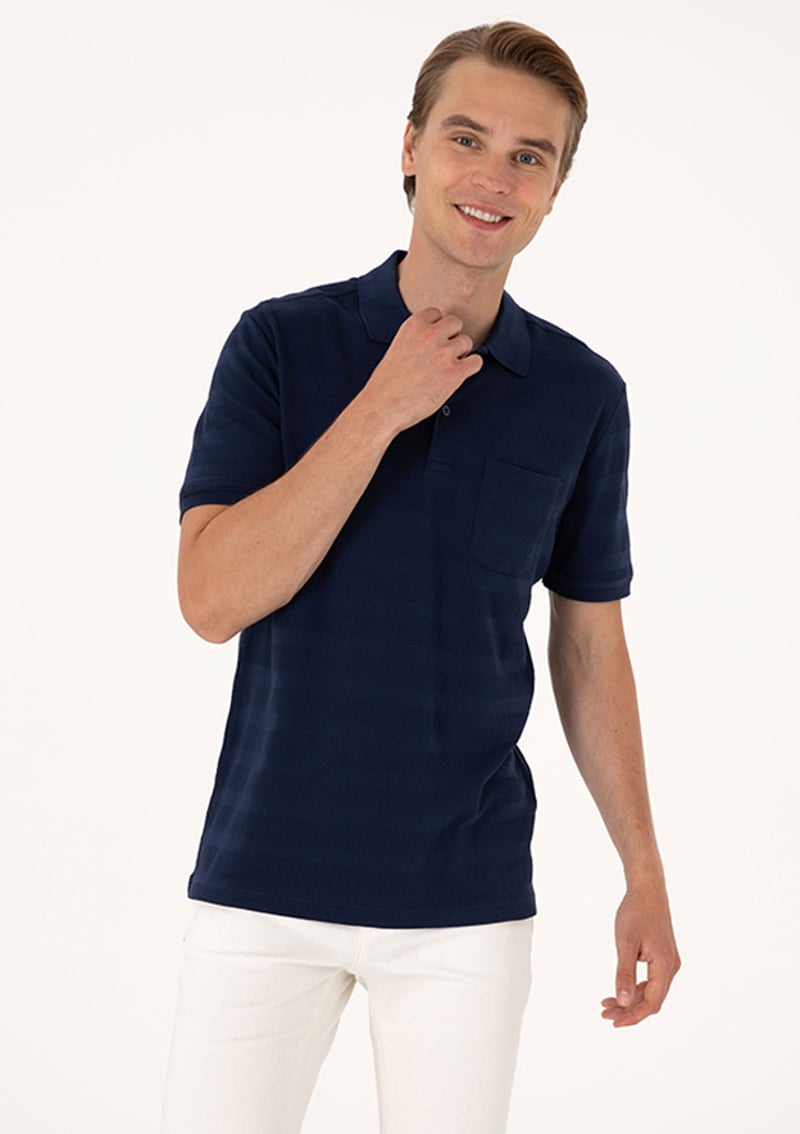 T117044852.2106331 Erkek Lacivert Regular T-shirt