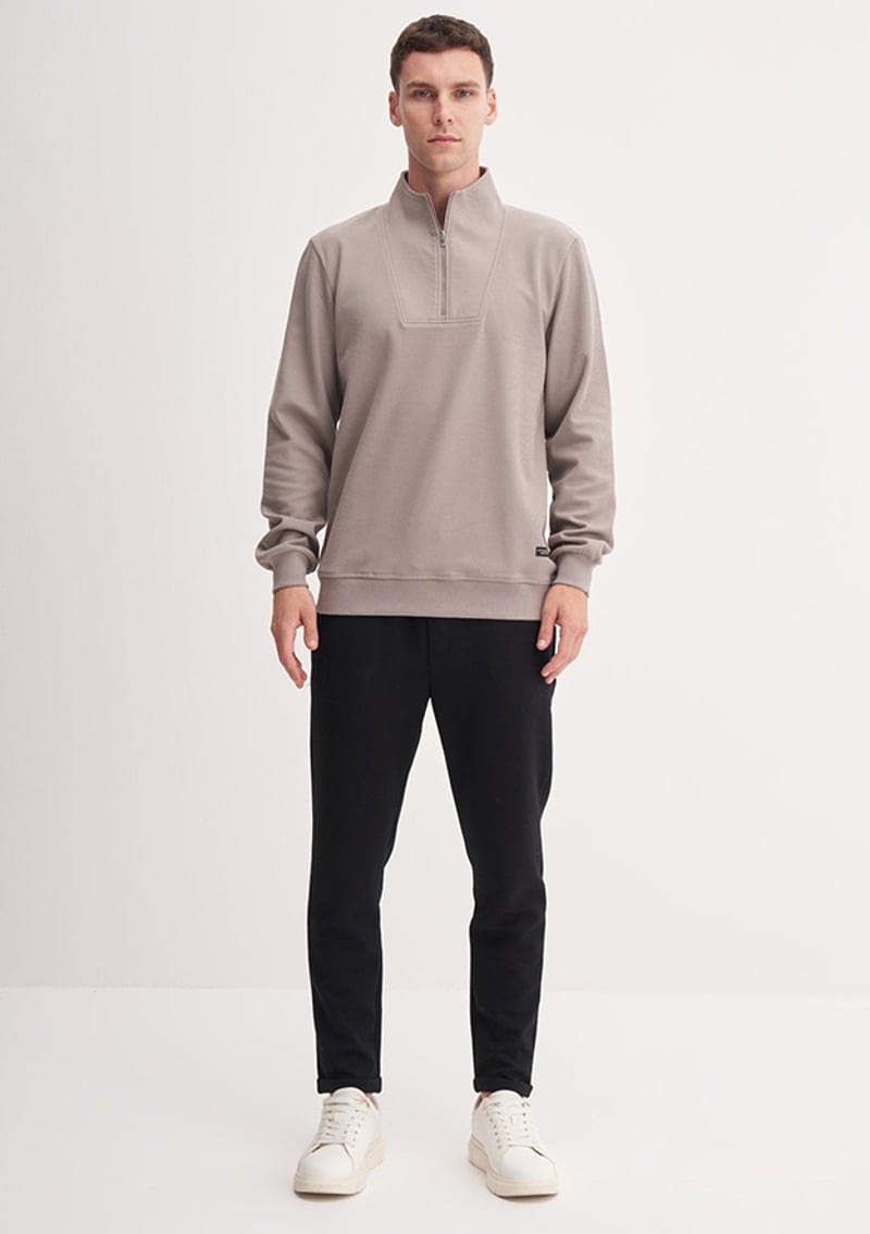 53075 Erkek Gri Sweatshirt
