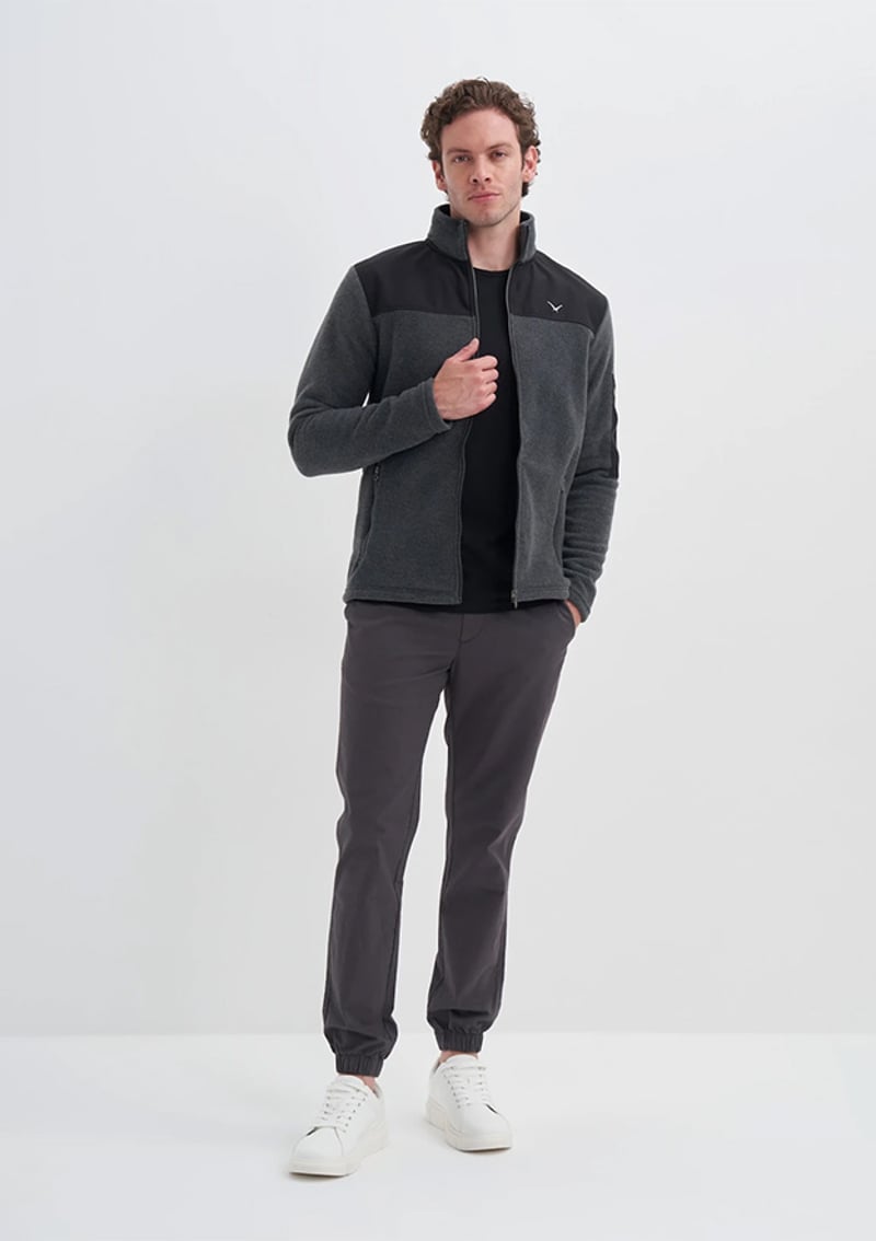 56380 Erkek Antrasit Sweatshirt