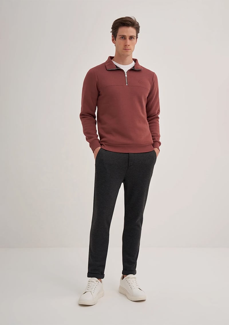 56180 Erkek Pembe Sweatshirt
