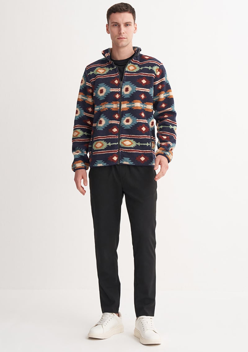 53920 Erkek Lacivert Sweatshirt