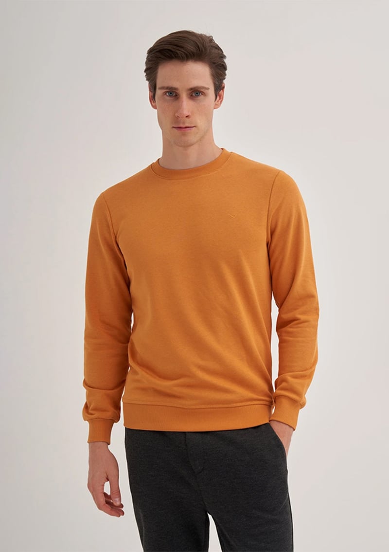 56100 Erkek Turuncu Sweatshirt