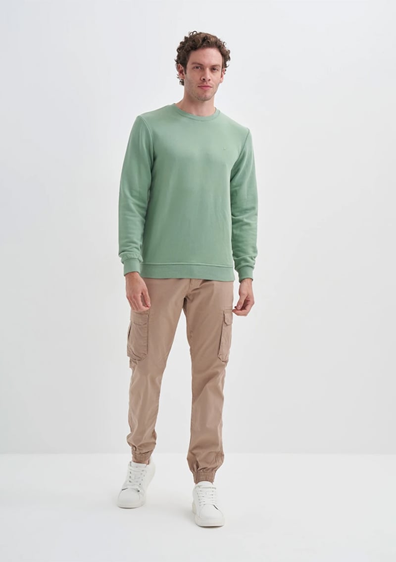 56100 Erkek Yeşil Sweatshirt
