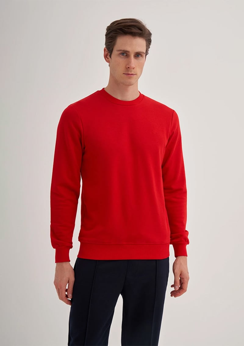 56100 Erkek Kırmızı Sweatshirt