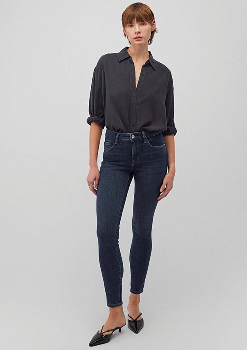 M100328-90536 Kadın Siyah Jean Pantolon