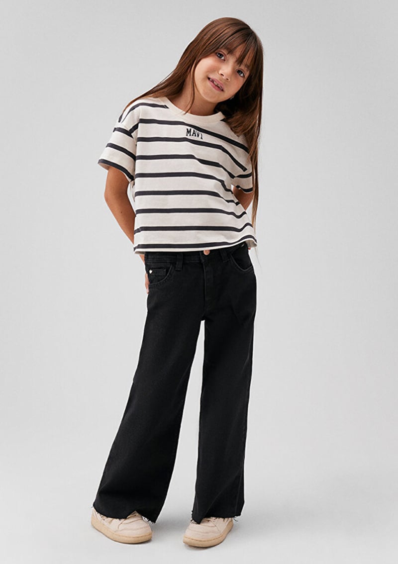 M7010036-82058 Kız Çocuk Çok Renkli Jean Pantolon