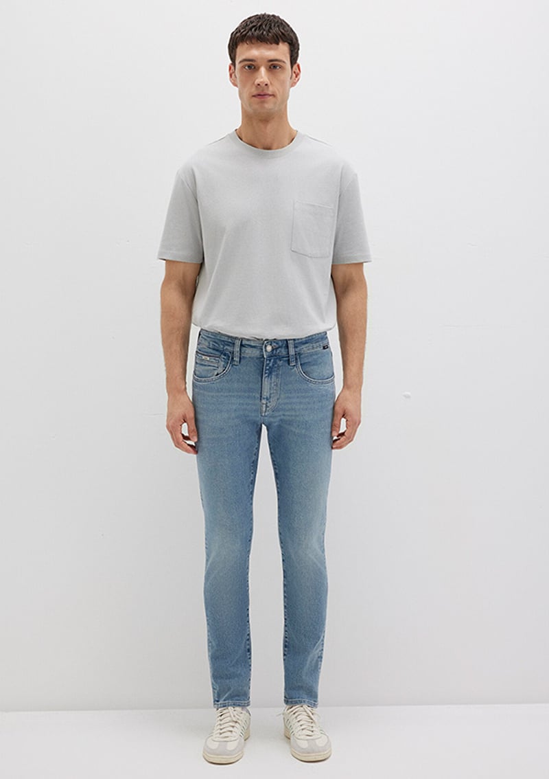 M0042490647 Erkek Mavi Jean Pantolon
