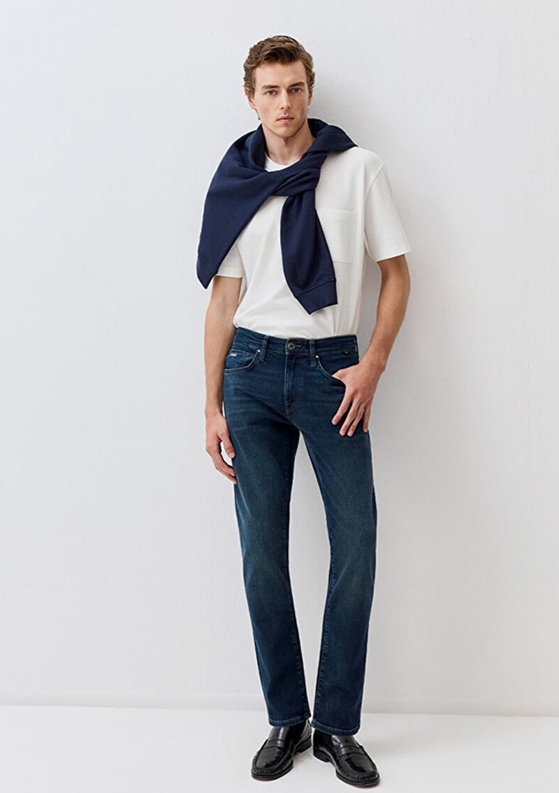 M0042490984 Erkek Mavi Jean Pantolon