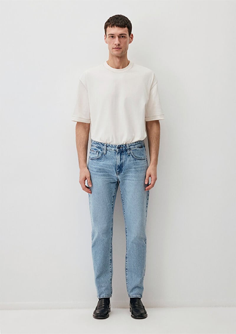 M0010172-89642 Erkek Mavi Jean Pantolon