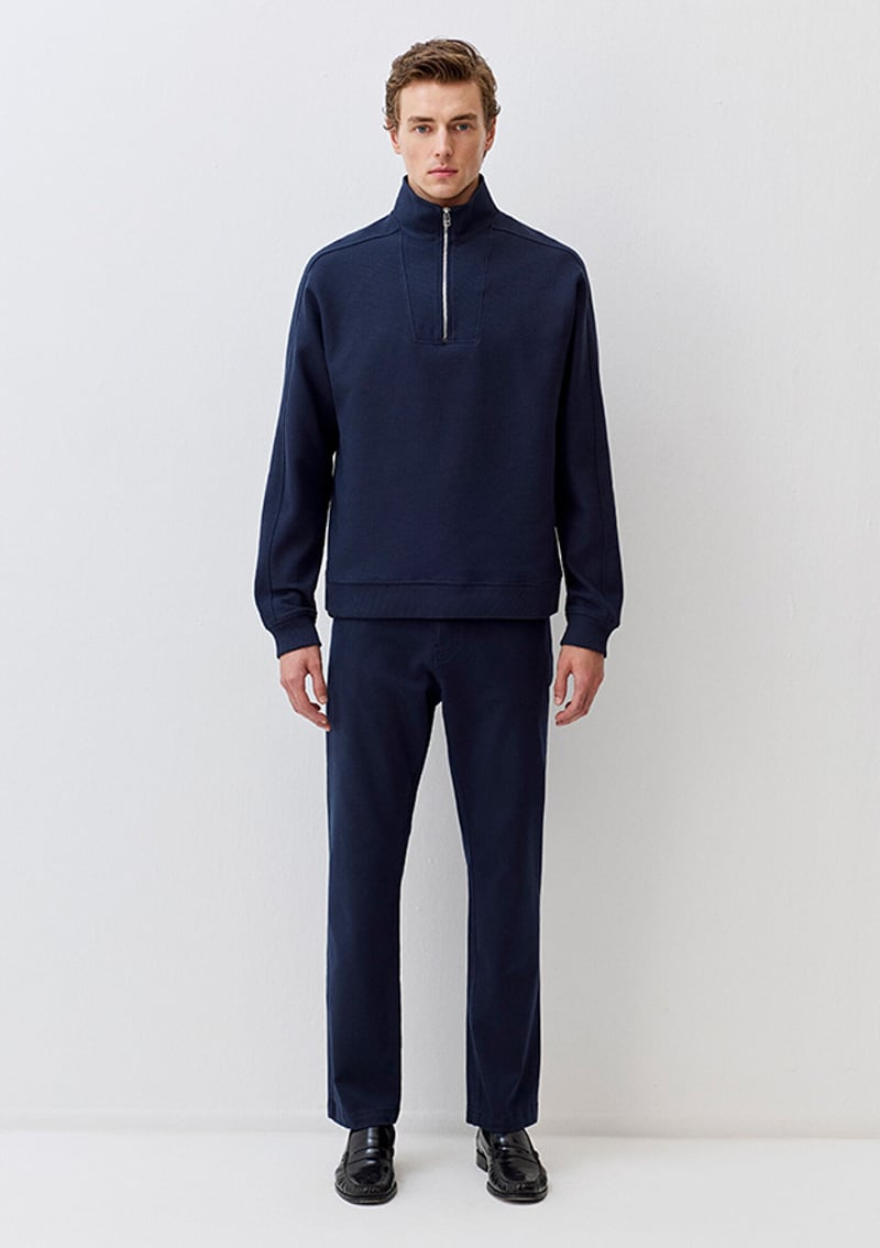 M0S10278-70490 Erkek Lacivert Sweatshirt