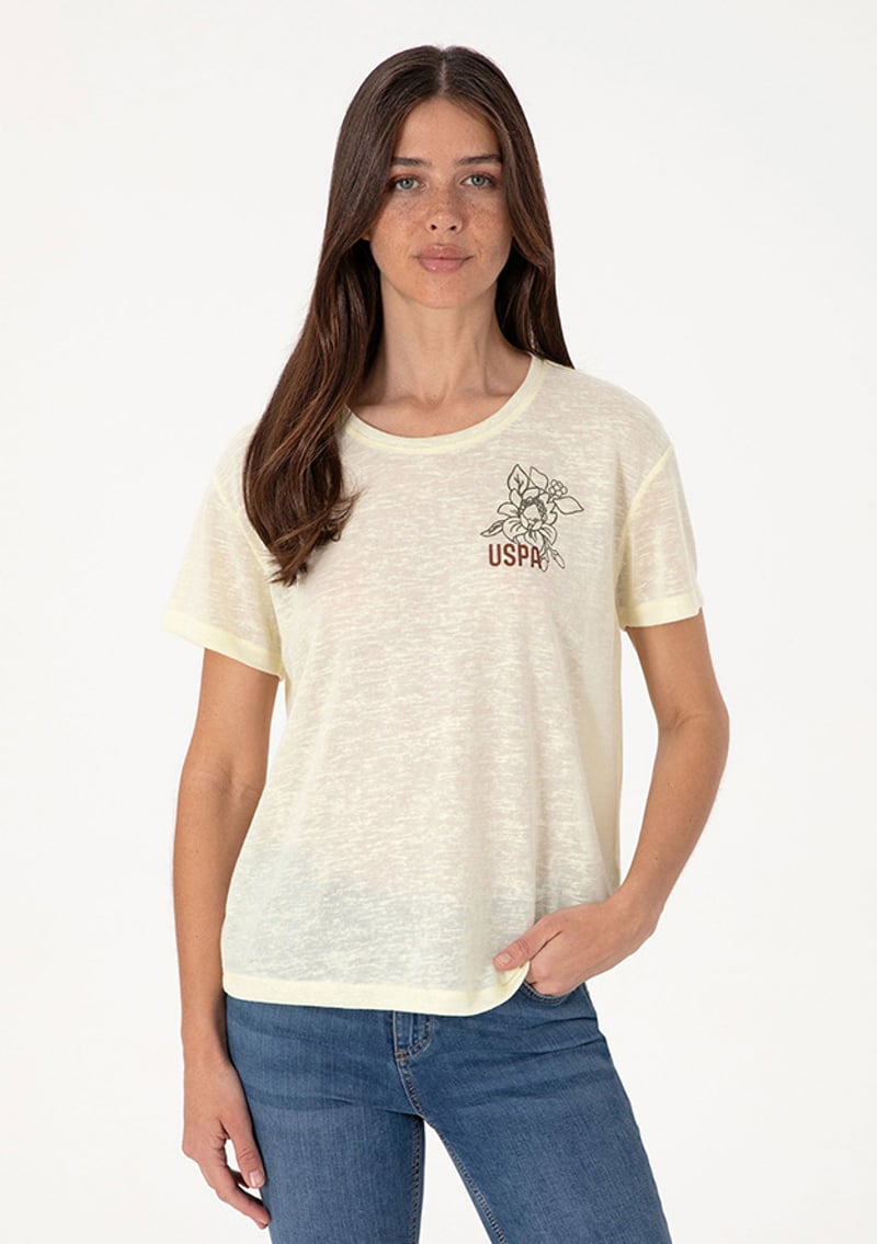 T117052529.2104046 Kadın Sarı T-shirt