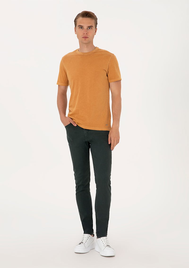 T117033072.2081338 Erkek Yeşil Jean Pantolon