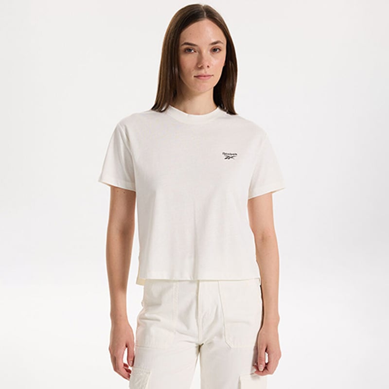 Lc 6628 Kadın Beyaz Kısa Kol T-shirt