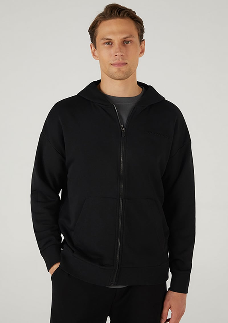 S242112-013 Erkek Siyah Sweatshirt