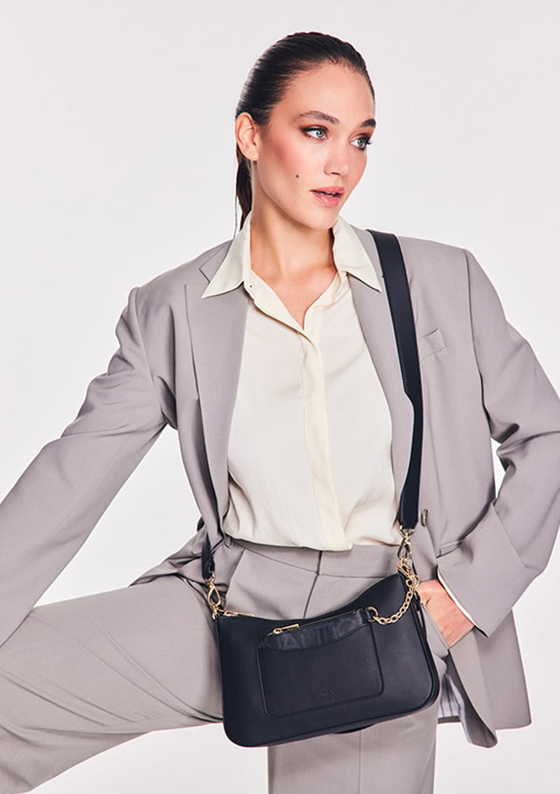 Cn7169T Kadın Siyah Omuz Çantası