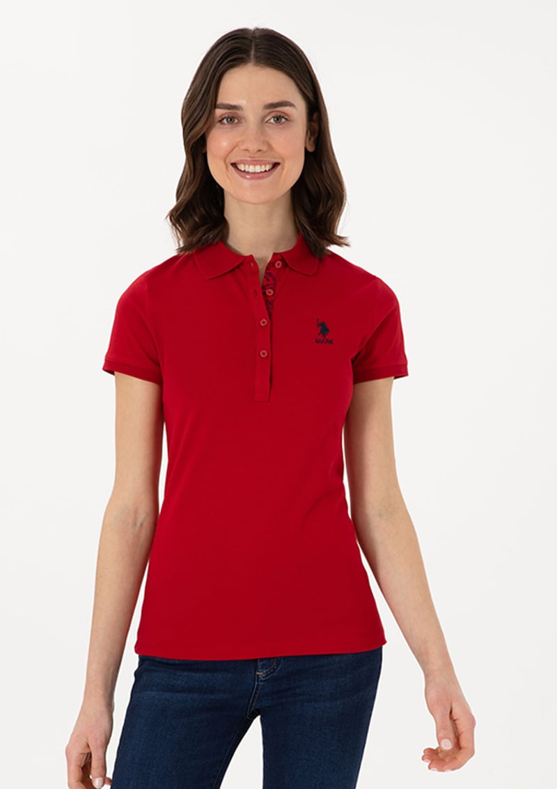 T117021858.2080749 Kadın Kırmızı Basic T-shirt