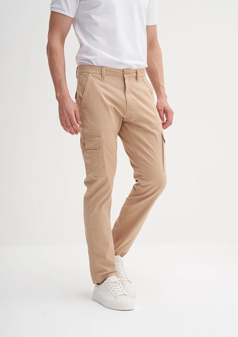 25Yceedt0012 Erkek Bej Pantolon