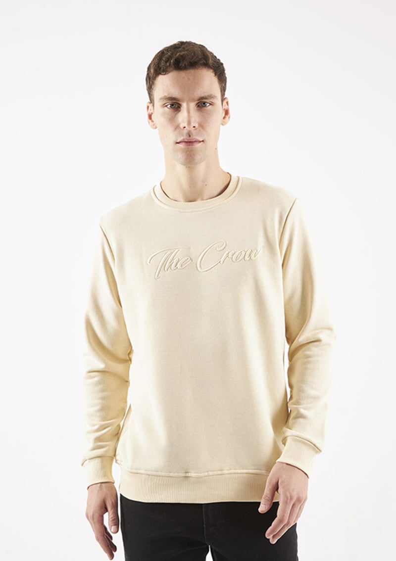 Tc1946 Unisex Yetişkin Beyaz Sweatshirt