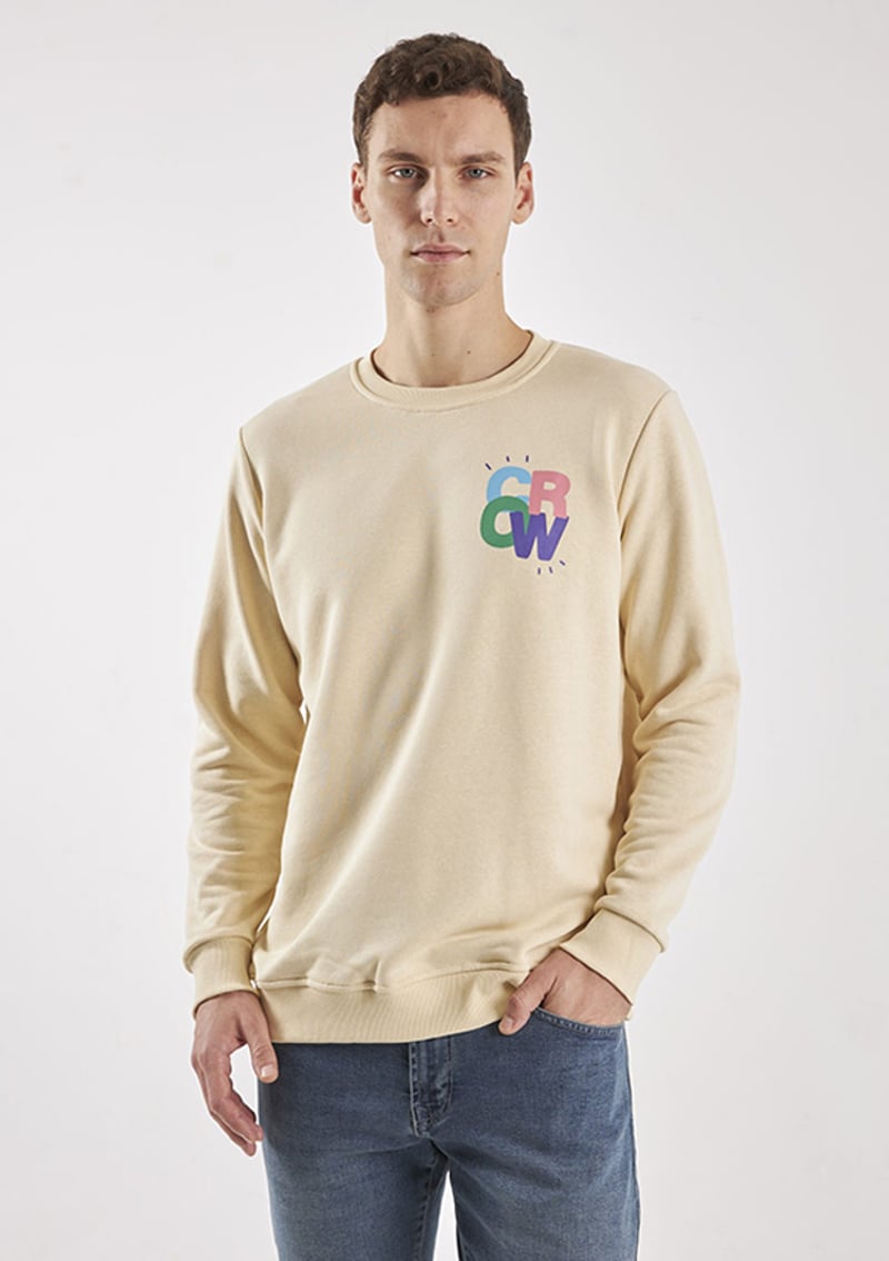 Tc1948 Unisex Yetişkin Beyaz Sweatshirt