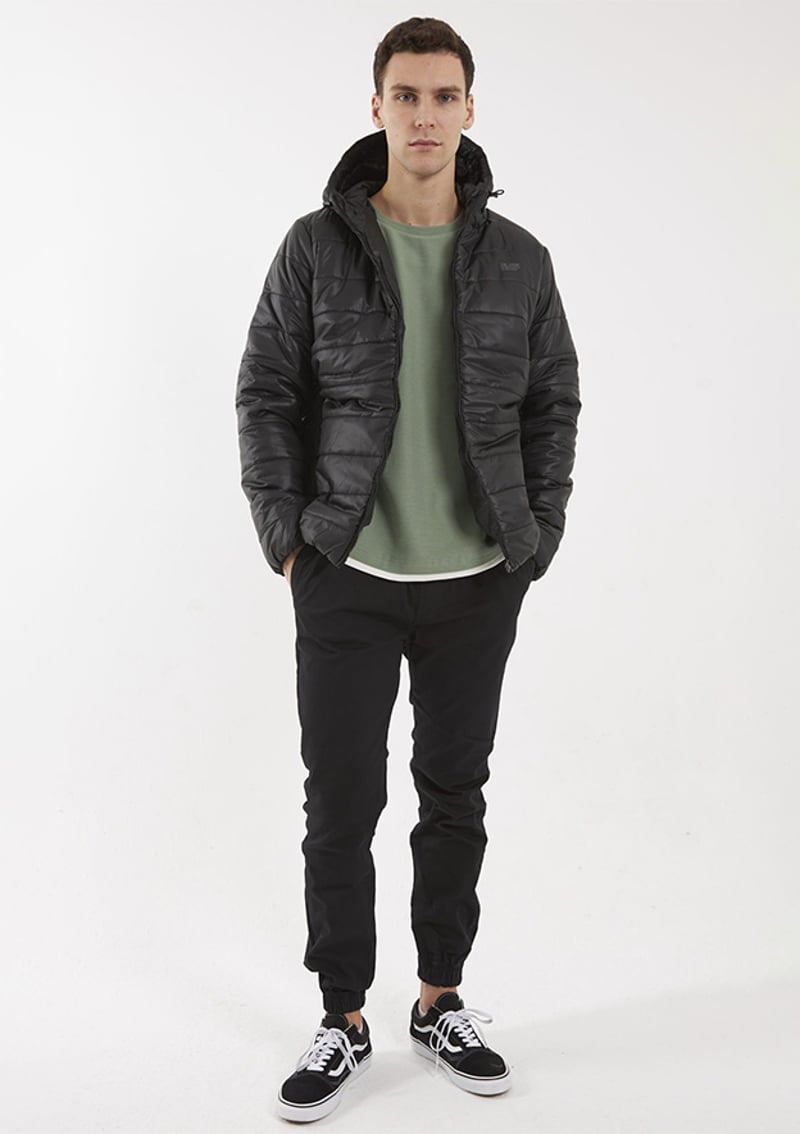 Tc5102 Unisex Yetişkin Siyah Mont