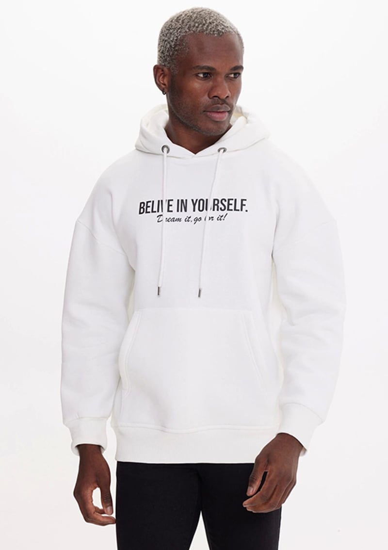 Tc3915 Unisex Yetişkin Beyaz Sweatshirt