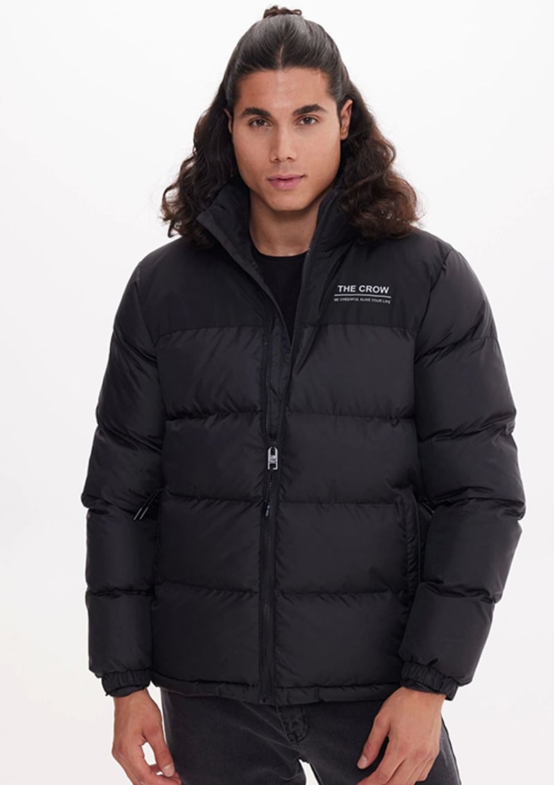 Tc5079 Unisex Yetişkin Siyah Mont