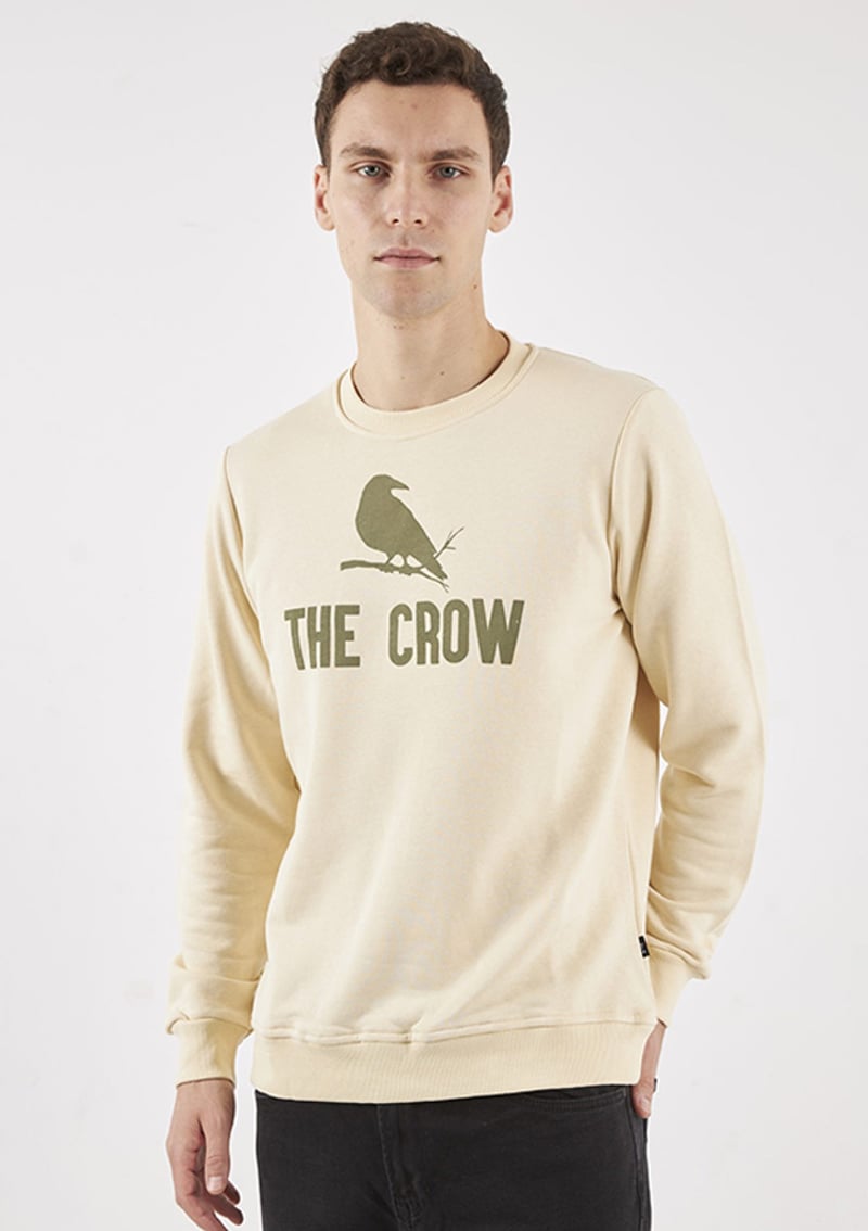 Tc1905 Unisex Yetişkin Beyaz Sweatshirt