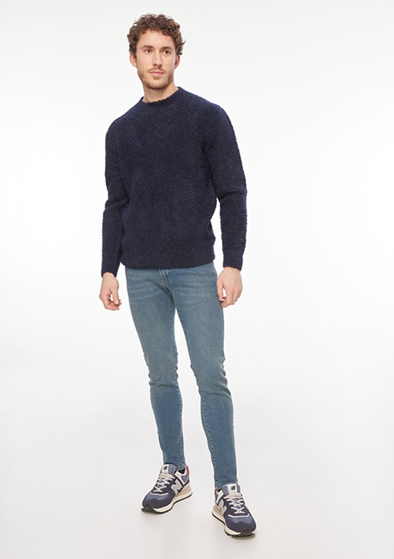 Tc5002 Erkek Mavi Jean Pantolon