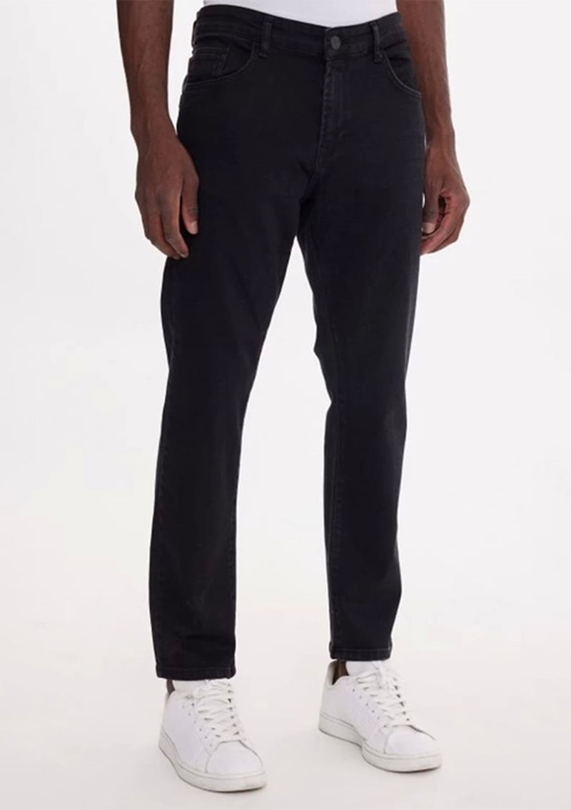 Tc5001 Unisex Yetişkin Siyah Jean Pantolon