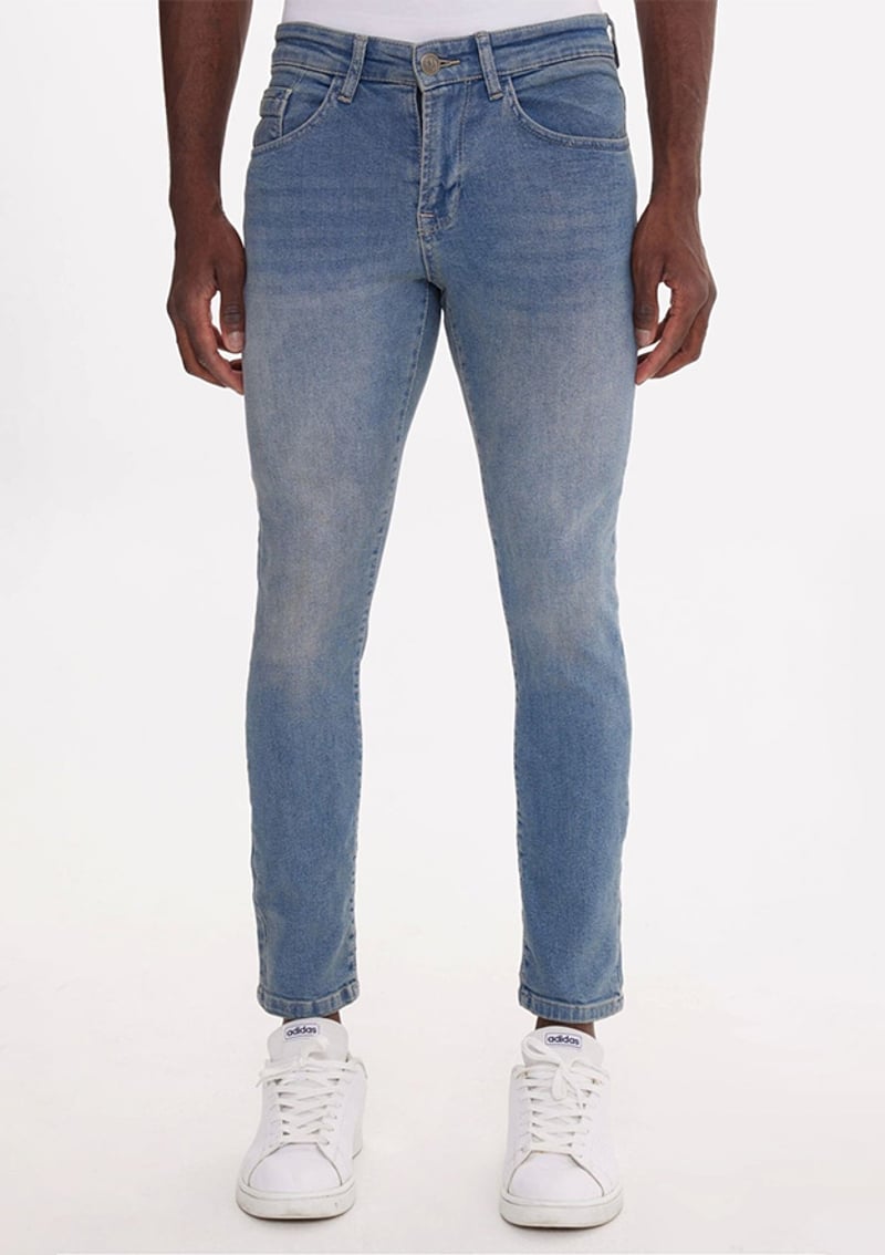 Tc5001 Unisex Yetişkin Mavi Jean Pantolon