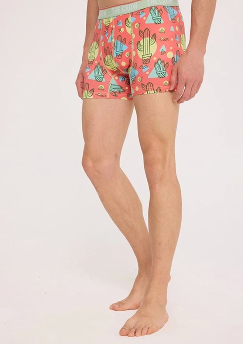 Tc1921 Unisex Yetişkin Pembe Boxer
