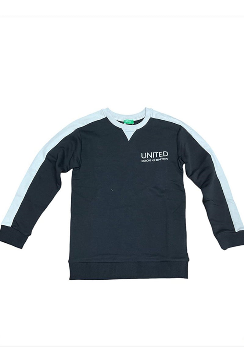 72744 Erkek Çocuk Siyah Sweatshirt