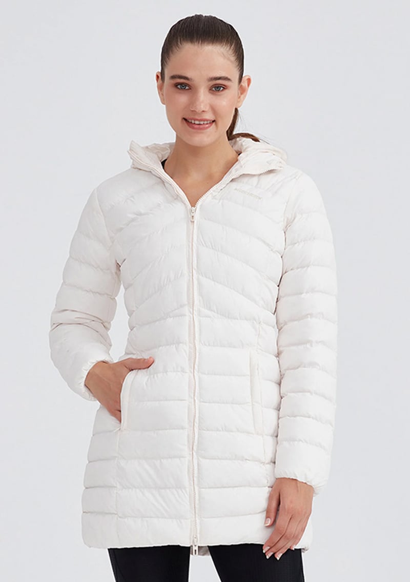 S212005-102 Kadın Beyaz Mont