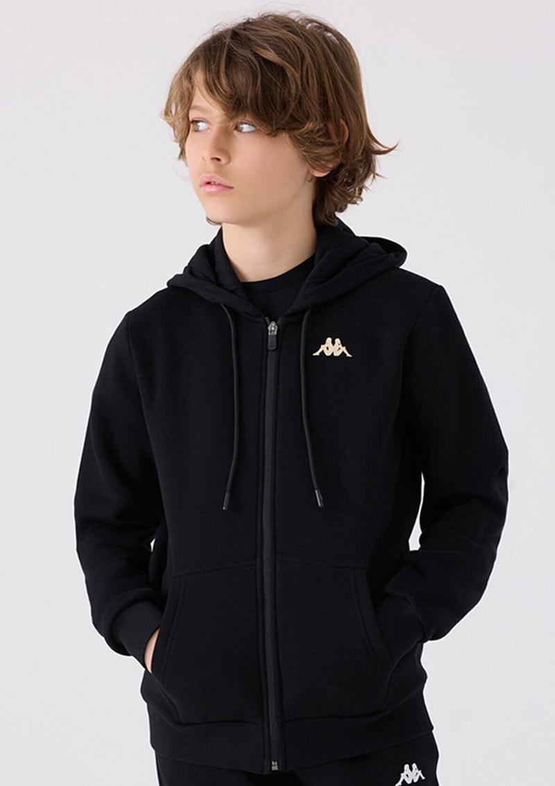 361W1Lw Erkek Çocuk Siyah Sweatshirt