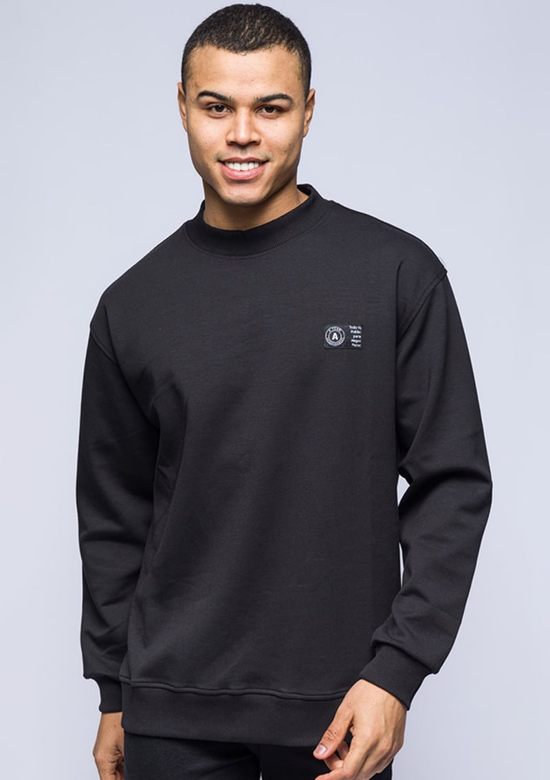 24Kjeeo05248 Erkek Siyah Sweatshirt
