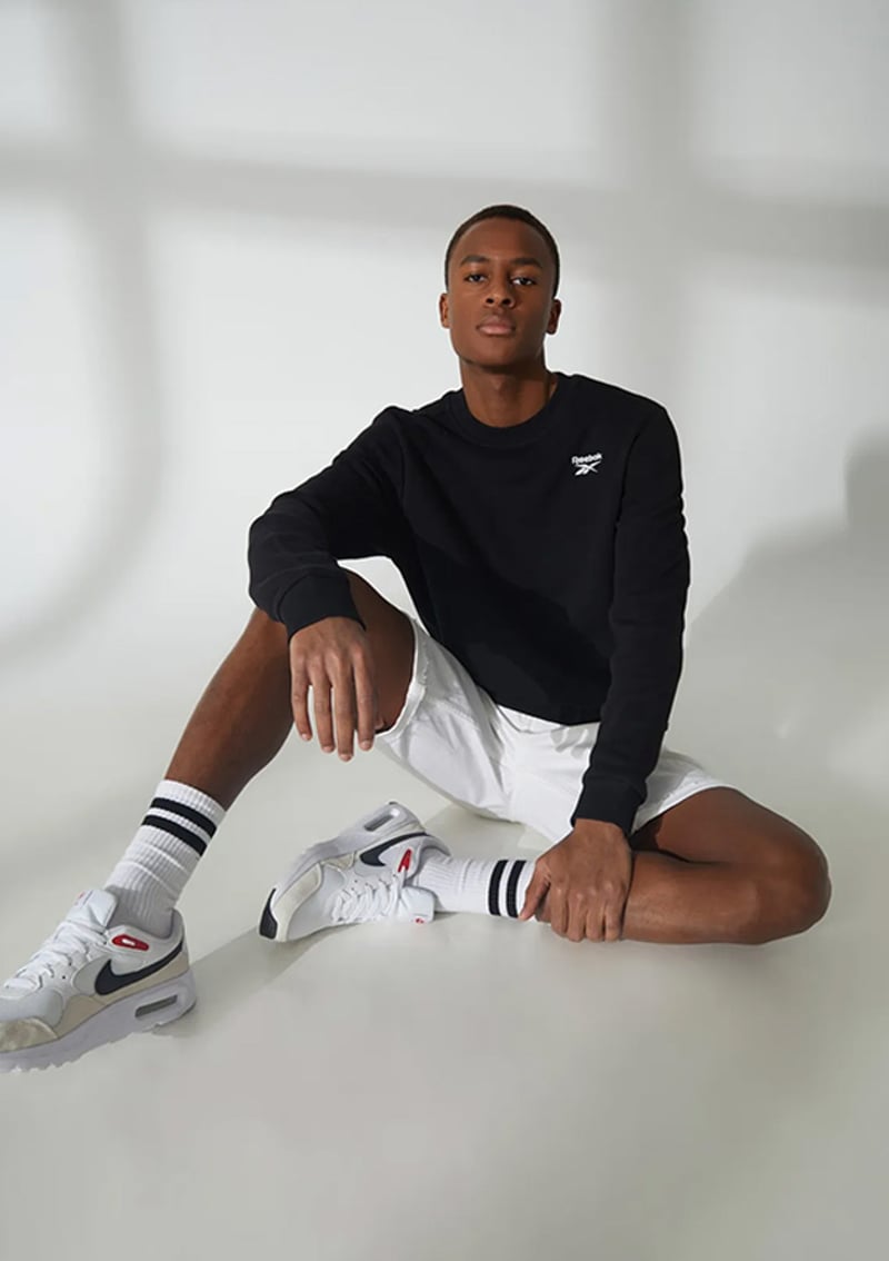 100050282 Erkek Siyah Sweatshirt
