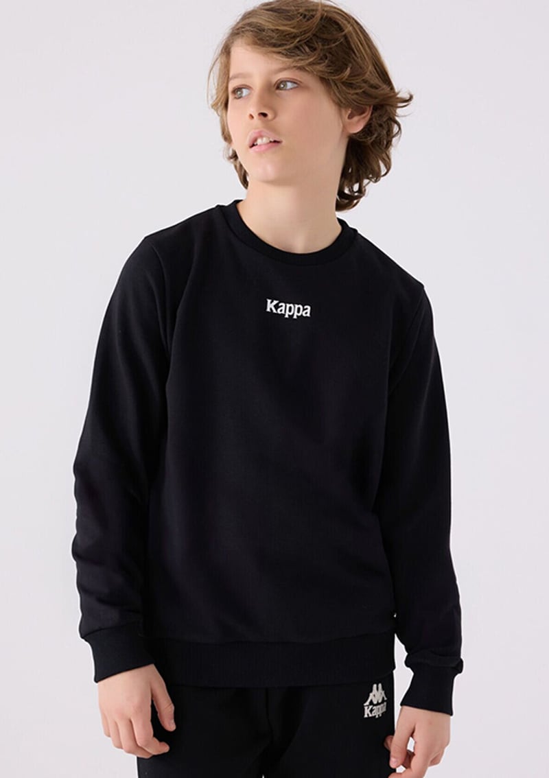 361U7Vw Erkek Çocuk Siyah Sweatshirt