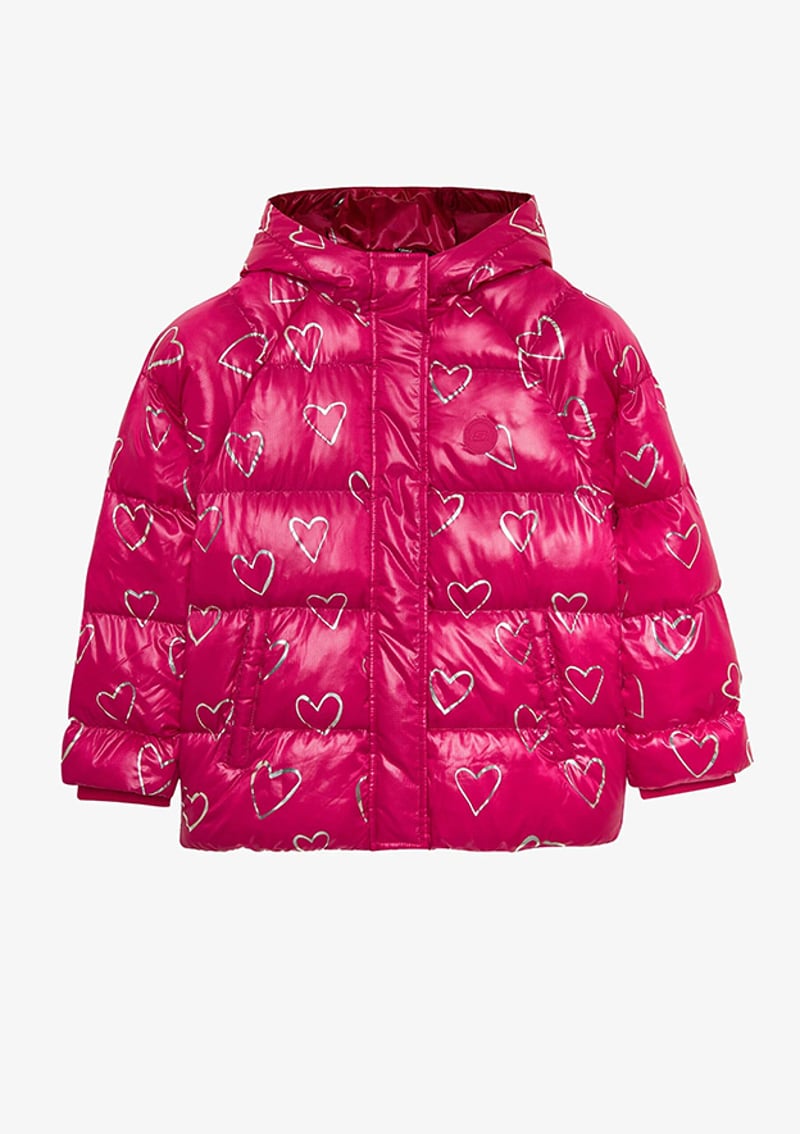 Sk242110-509 Kız Çocuk Pembe Mont