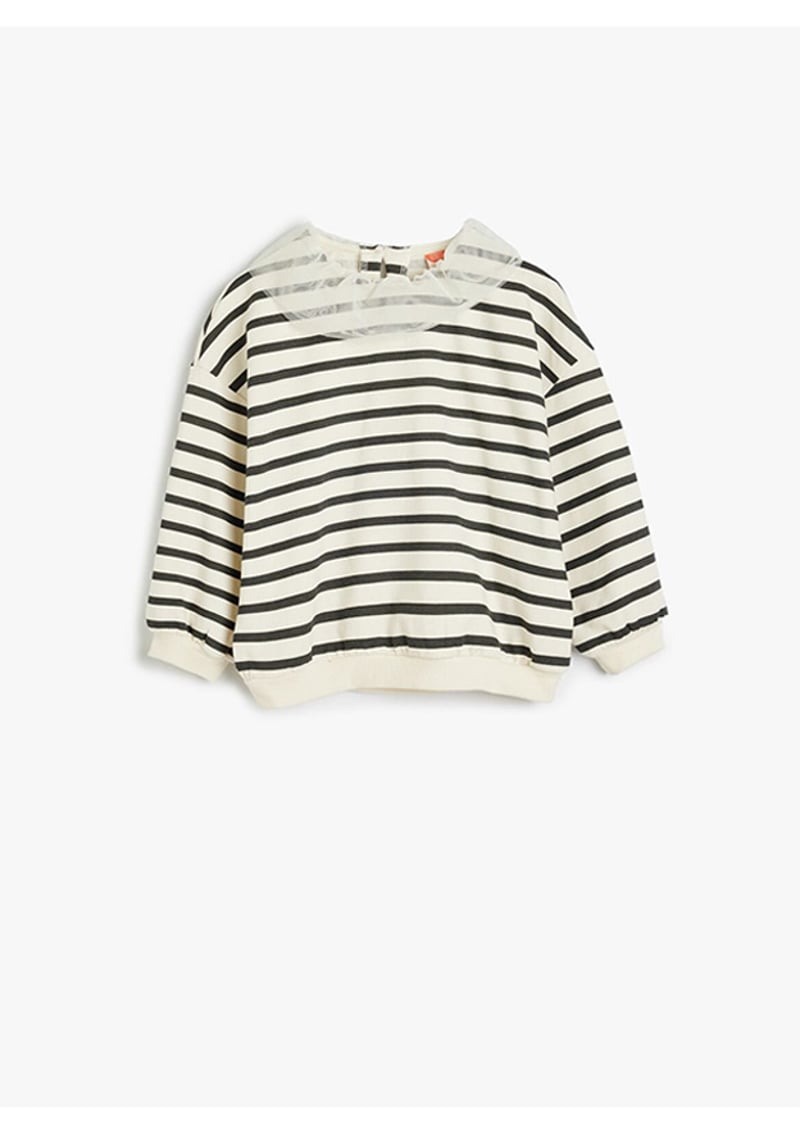 5Wmg10050Ak Kız Bebek Beyaz Sweatshirt