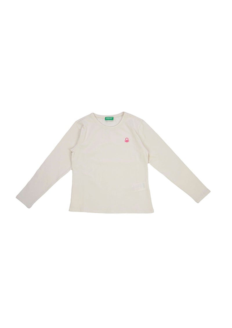 72824 Kız Çocuk Beyaz Basic T-shirt