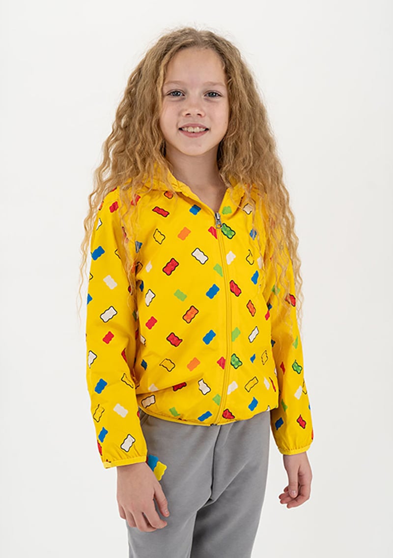 Hrbtxt402 Unisex Çocuk Sarı Mont
