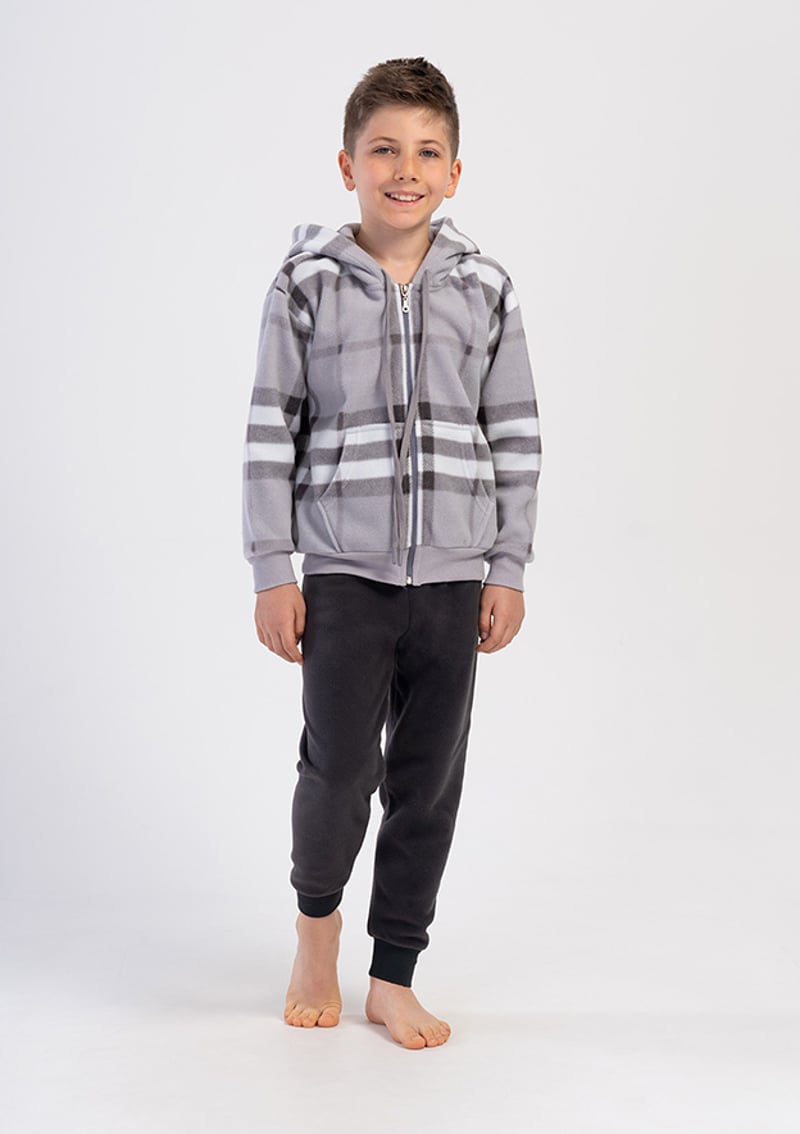 4030590188 Erkek Çocuk Gri Pijama