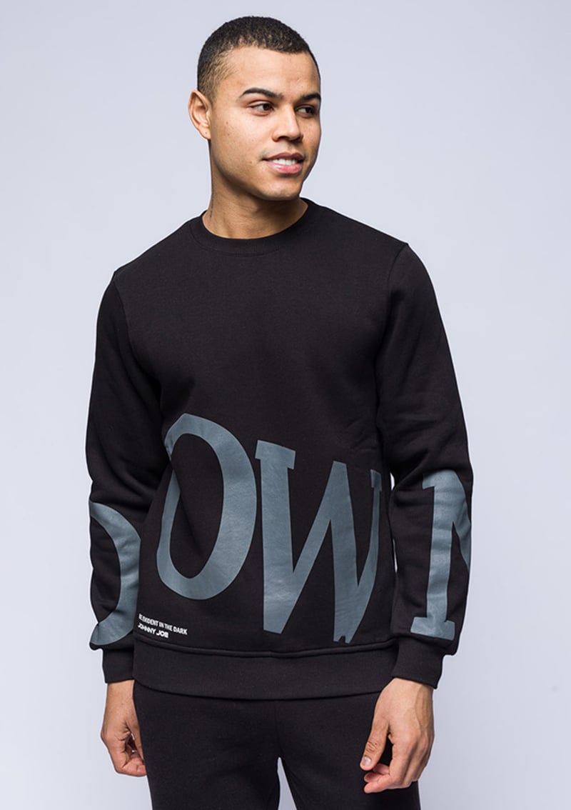 24Kjeeo05141 Erkek Siyah Sweatshirt