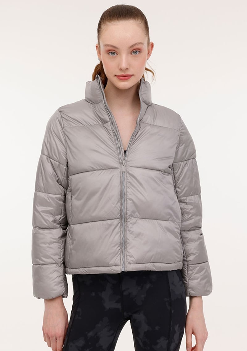 A10178235308010 Kadın Gri Kaban