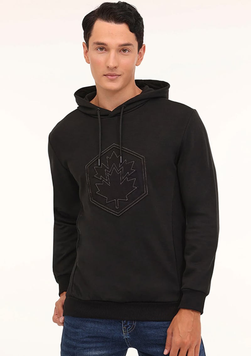 A10188949208010 Erkek Siyah Sweatshirt