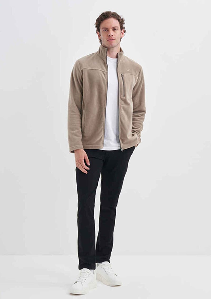 24Kceeo05633 Erkek Bej Sweatshirt