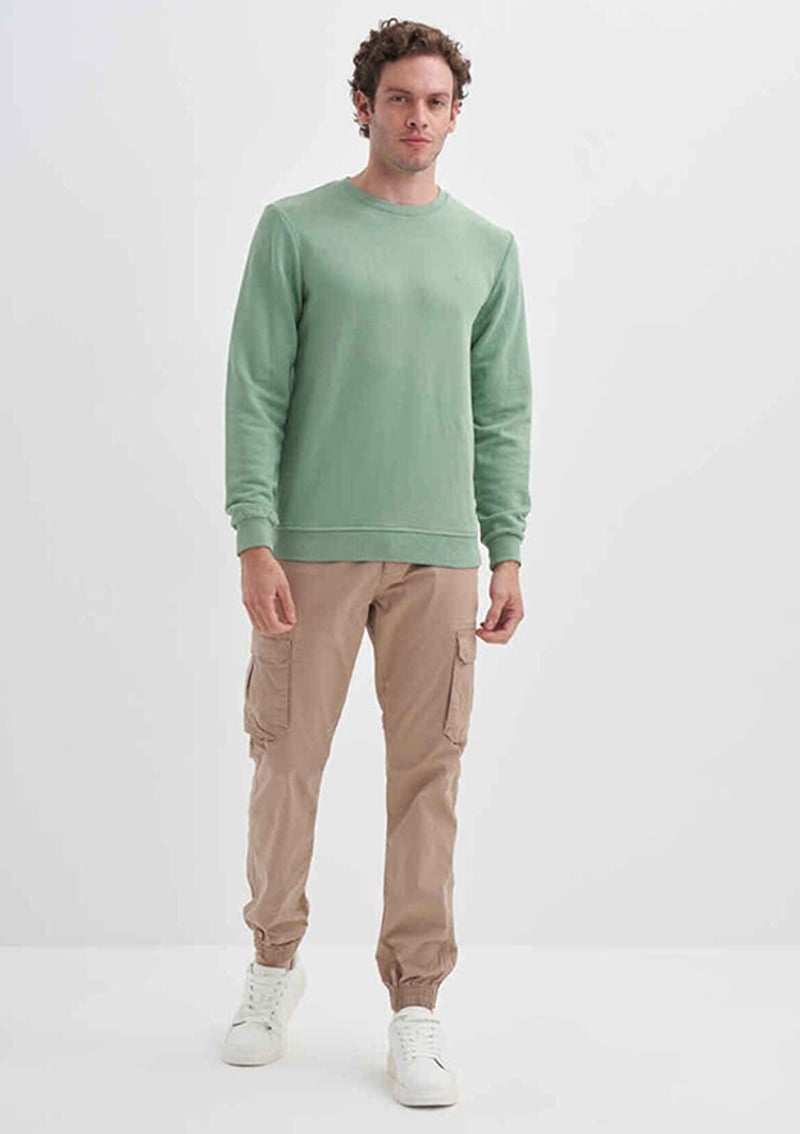 24Kceeo05610 Erkek Yeşil Sweatshirt