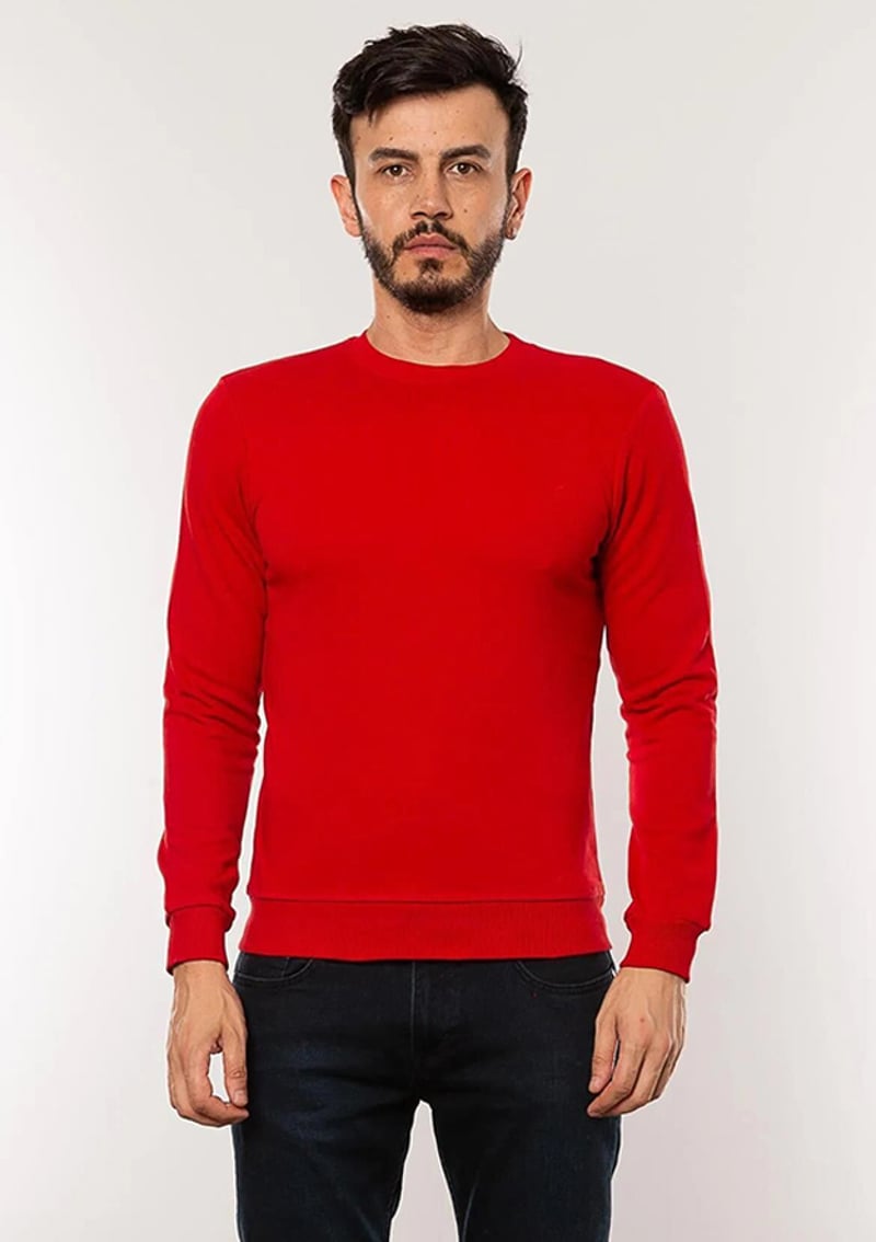 24Kceeo05610 Erkek Kırmızı Sweatshirt