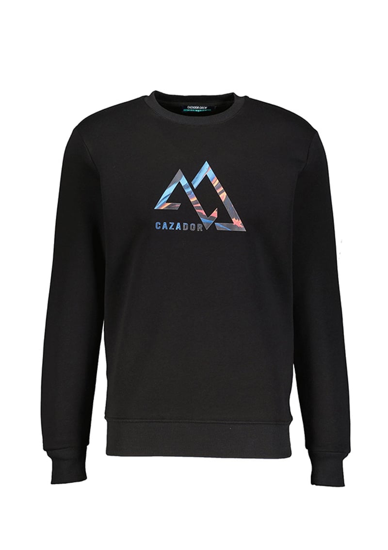 24Kceeo05172 Erkek Siyah Sweatshirt